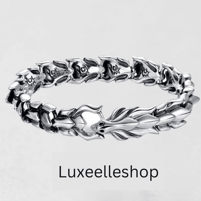 LuxeElleShop Men's Dragon Bracelet - LUXEELLESHOP