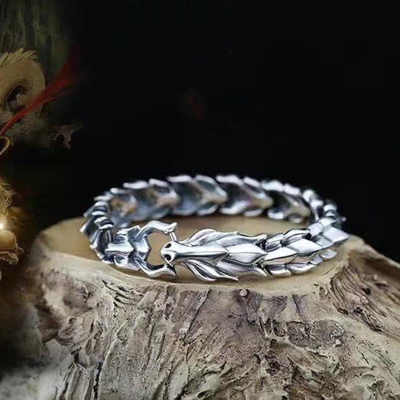 LuxeElleShop Men's Dragon Bracelet - LUXEELLESHOP